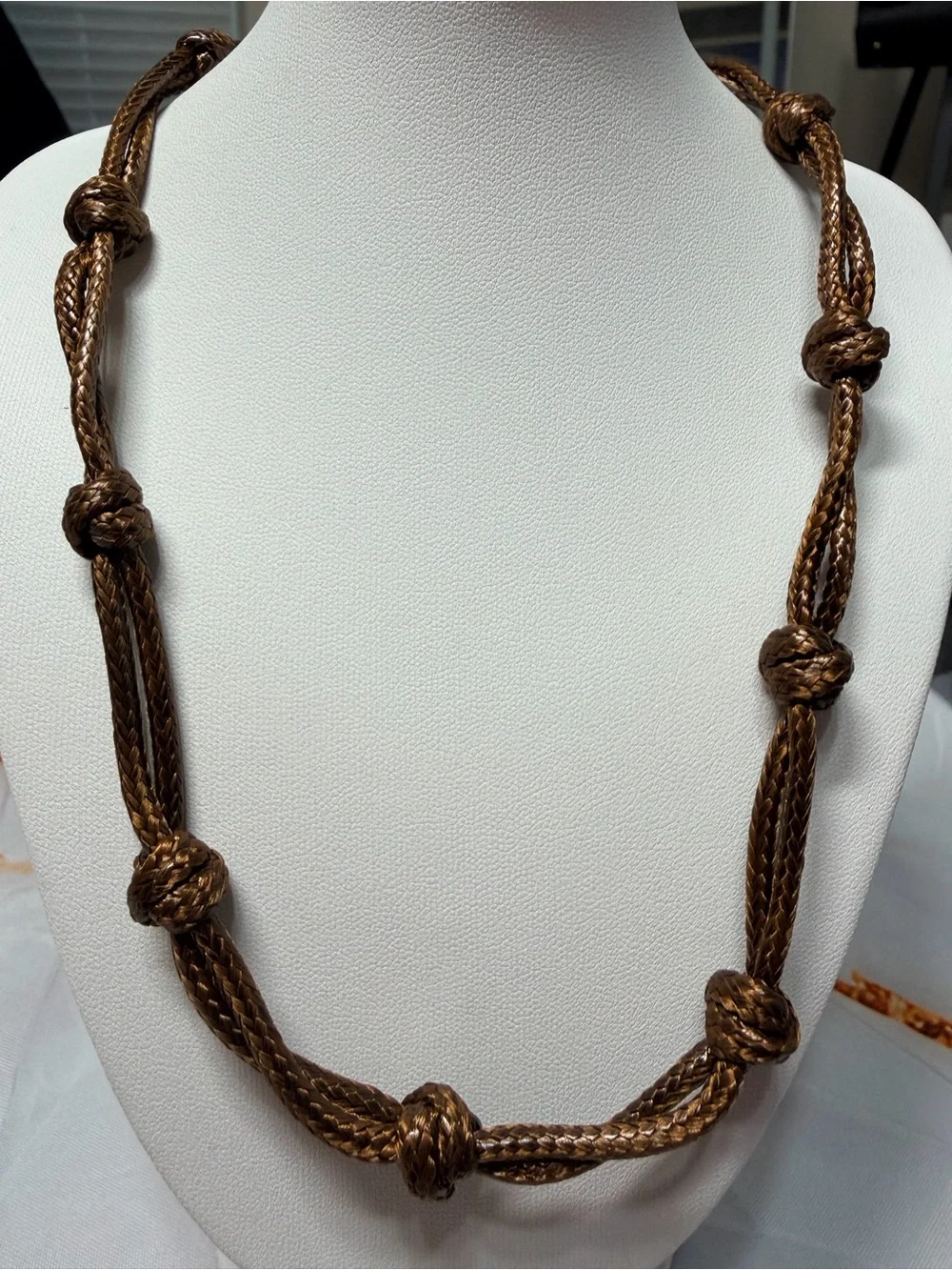 Men’s rope necklace NWT